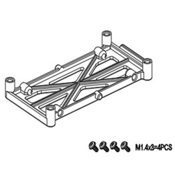 GT030020 Battery Mount frame upper Set