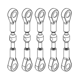 GT000074 Upgrade Pitch Linkage rod set GT000074 Upgrade Pitch Linkage rod set