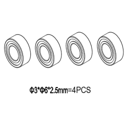 GT080003 Rotor Clip Bearing  s2